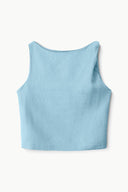 Image BOA LINEN TOP | SLATE BLUE 6 of 6