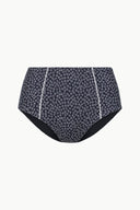 Image BRENTON BIKINI BOTTOM | BLACK WOODBLOCK DITSY FLORAL 6 of 6