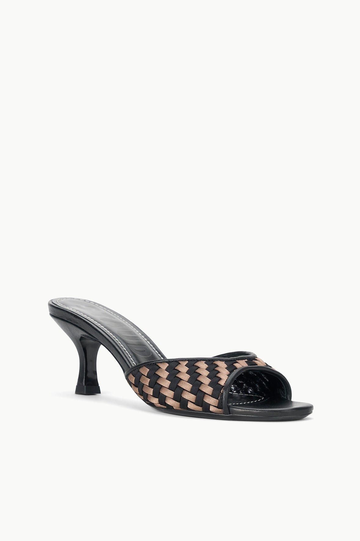 【関税込み】Staud ブラック Brigitte ミュール BRIGITTE MULE BLACK WOVEN