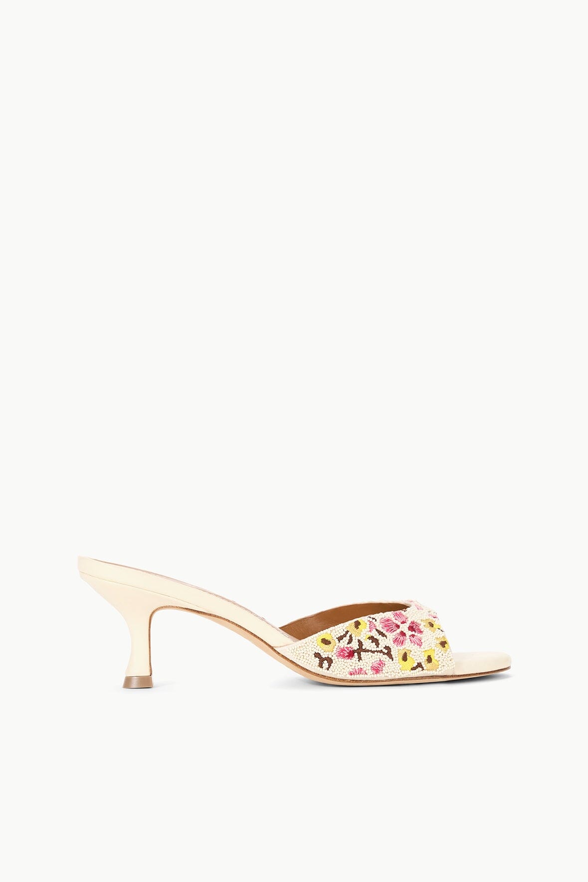 BRIGITTE MULE BEADED BLOSSOM FLORAL