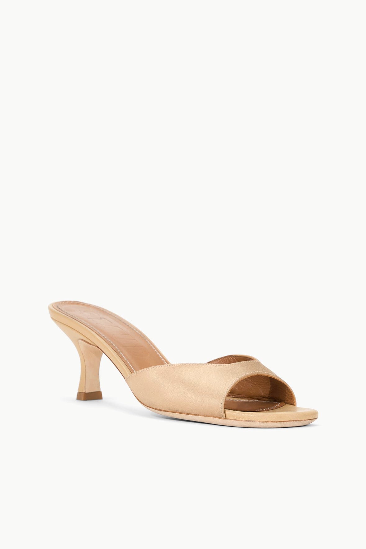 Image BRIGITTE MULE | CAMEL SATIN 2 of 5 and Clicking this image will trigger a zoom pop-up