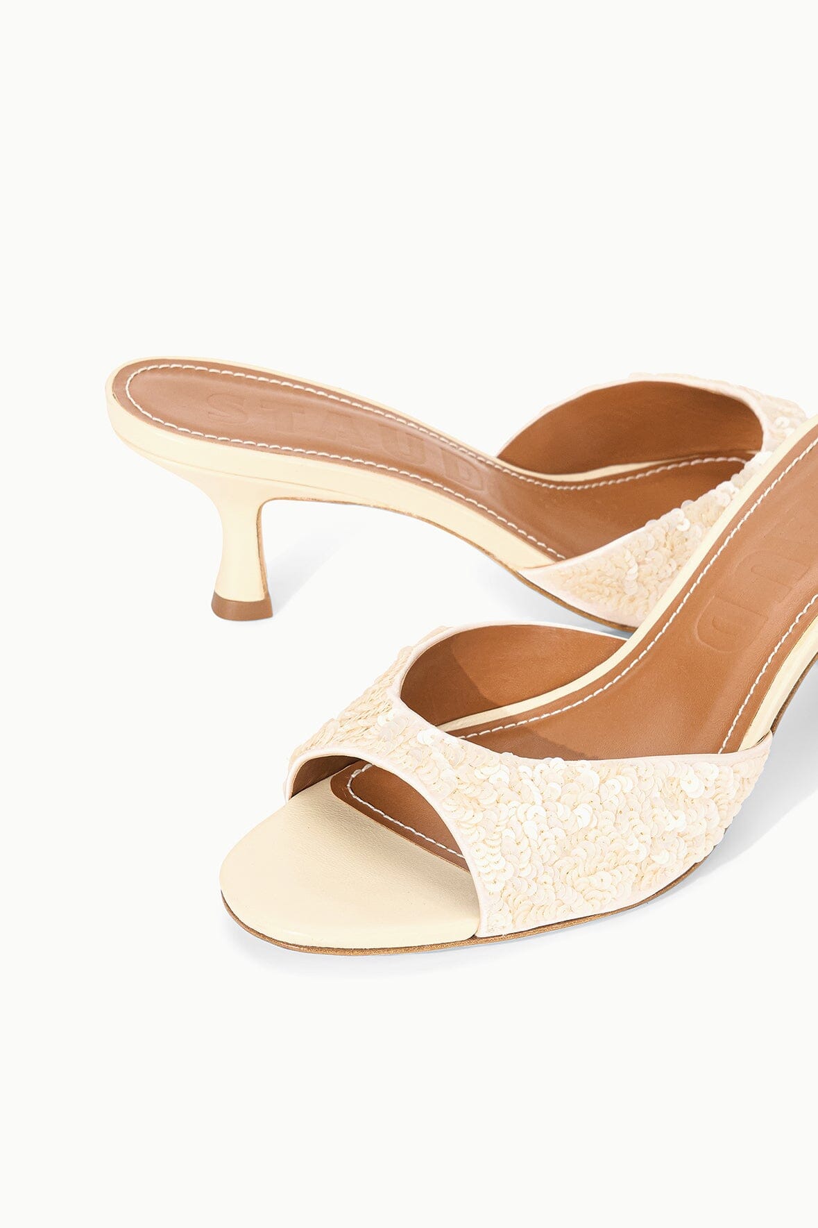 Image BRIGITTE MULE | CREAM SEQUINS 6 of 7 and Clicking this image will trigger a zoom pop-up