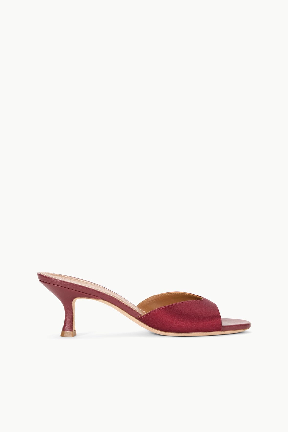 STAUD BRIGITTE MULE PINOT SATIN