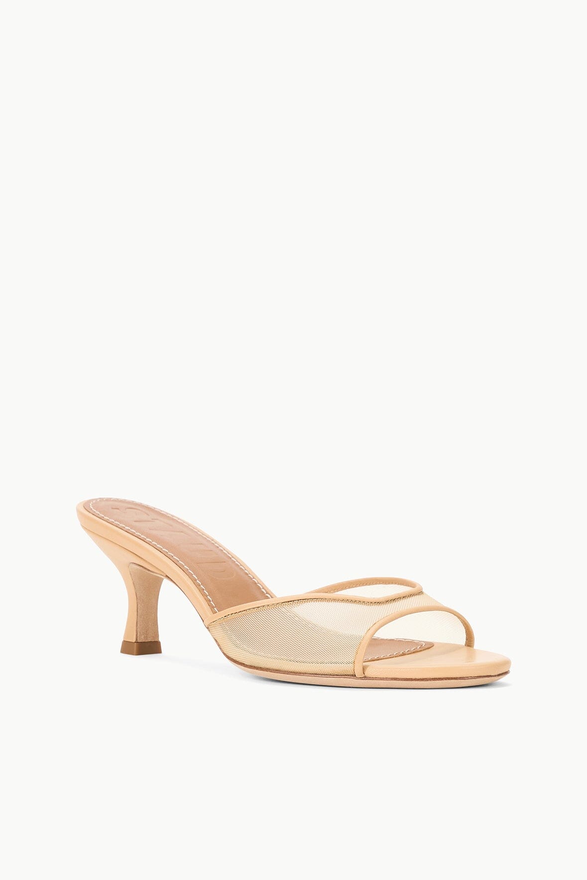 【関税込み】Staud オフホワイト Brigitte ミュール BRIGITTE MULE PORCINI MESH