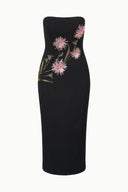 Image BROOKE DRESS | DAHLIA DAYDREAM BLACK 6 of 6