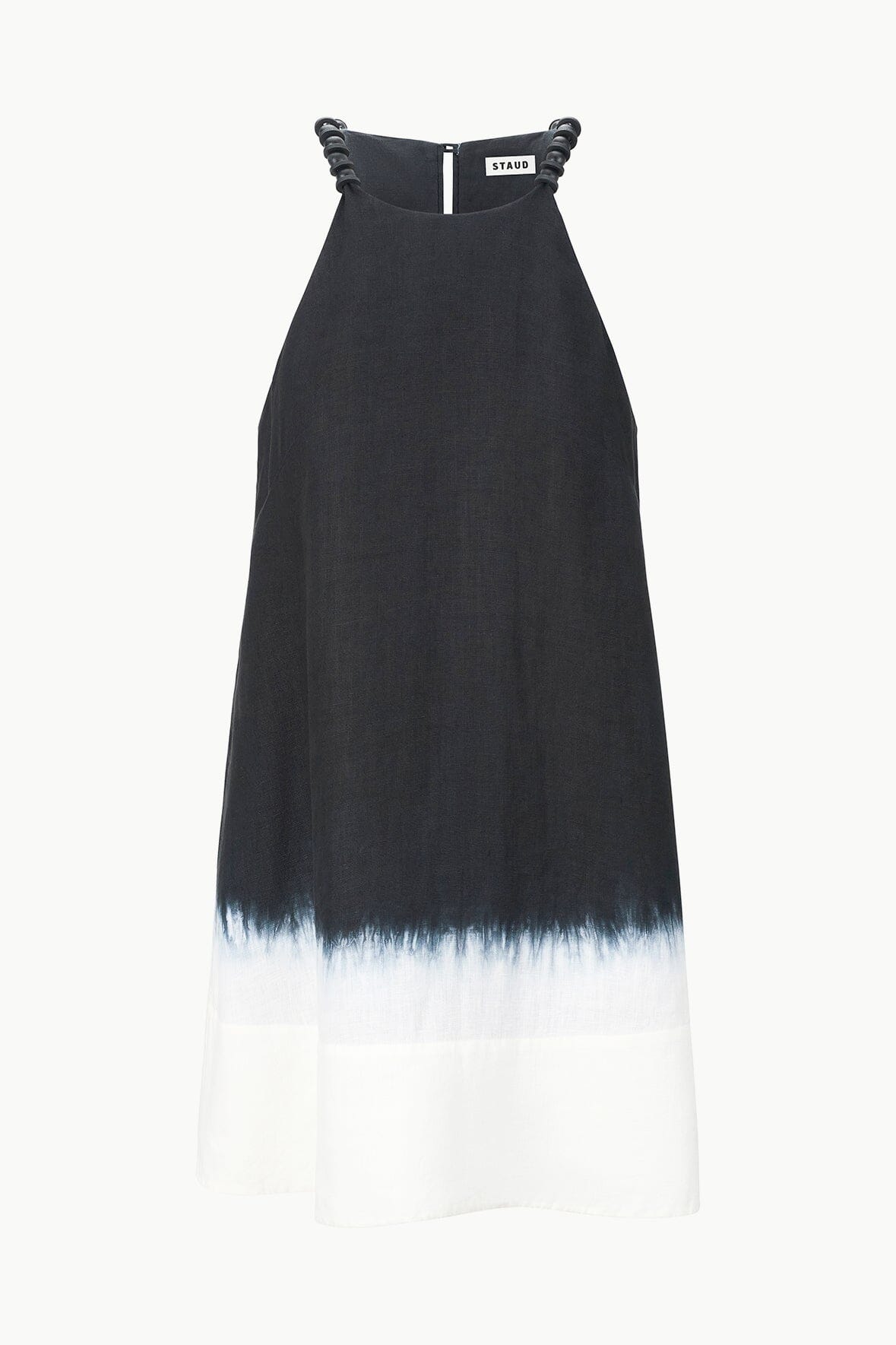 Image CABO LINEN DRESS | ONYX TIE DYE 7 of 7 and Clicking this image will trigger a zoom pop-up