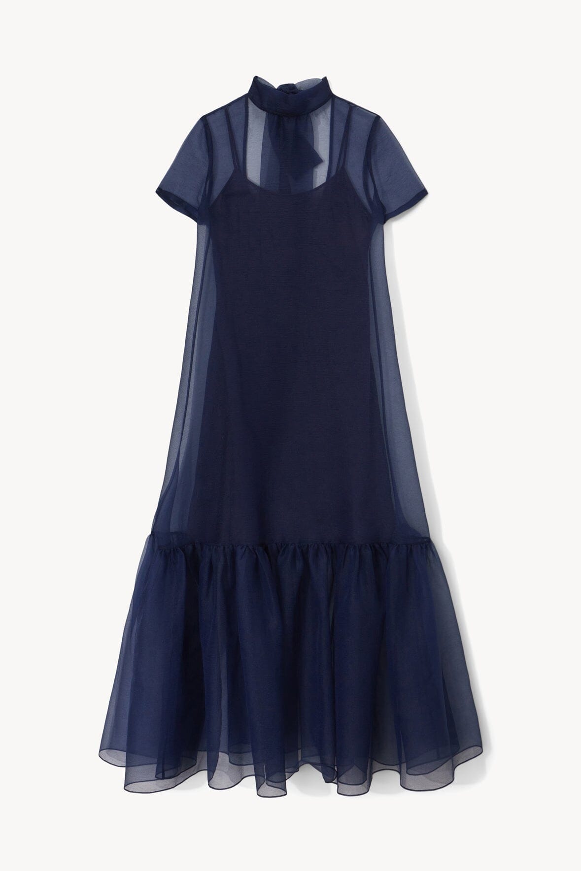 Image CALLUNA DRESS | NAVY 4 of 4 and Clicking this image will trigger a zoom pop-up