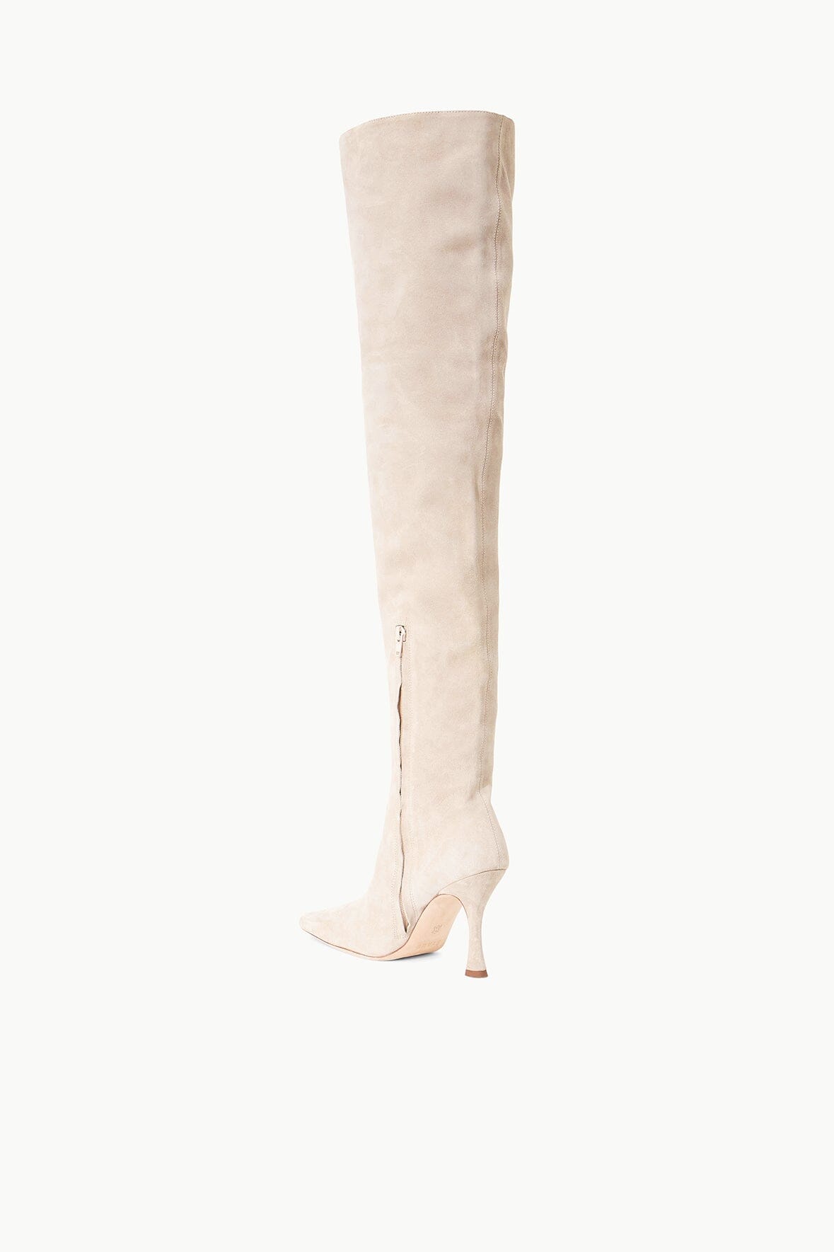 White suede over 2024 the knee boots