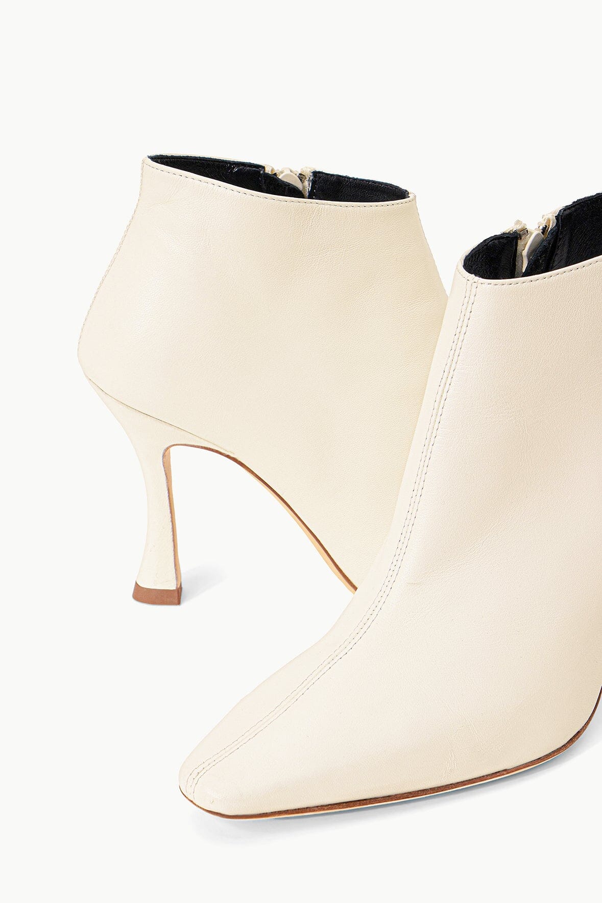 Cream kitten hot sale heel boots