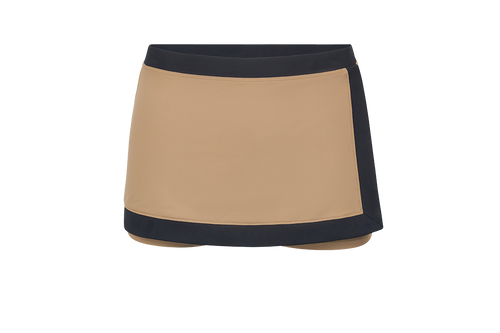 CANYON SWIM SKIRT  TAUPE BLACK