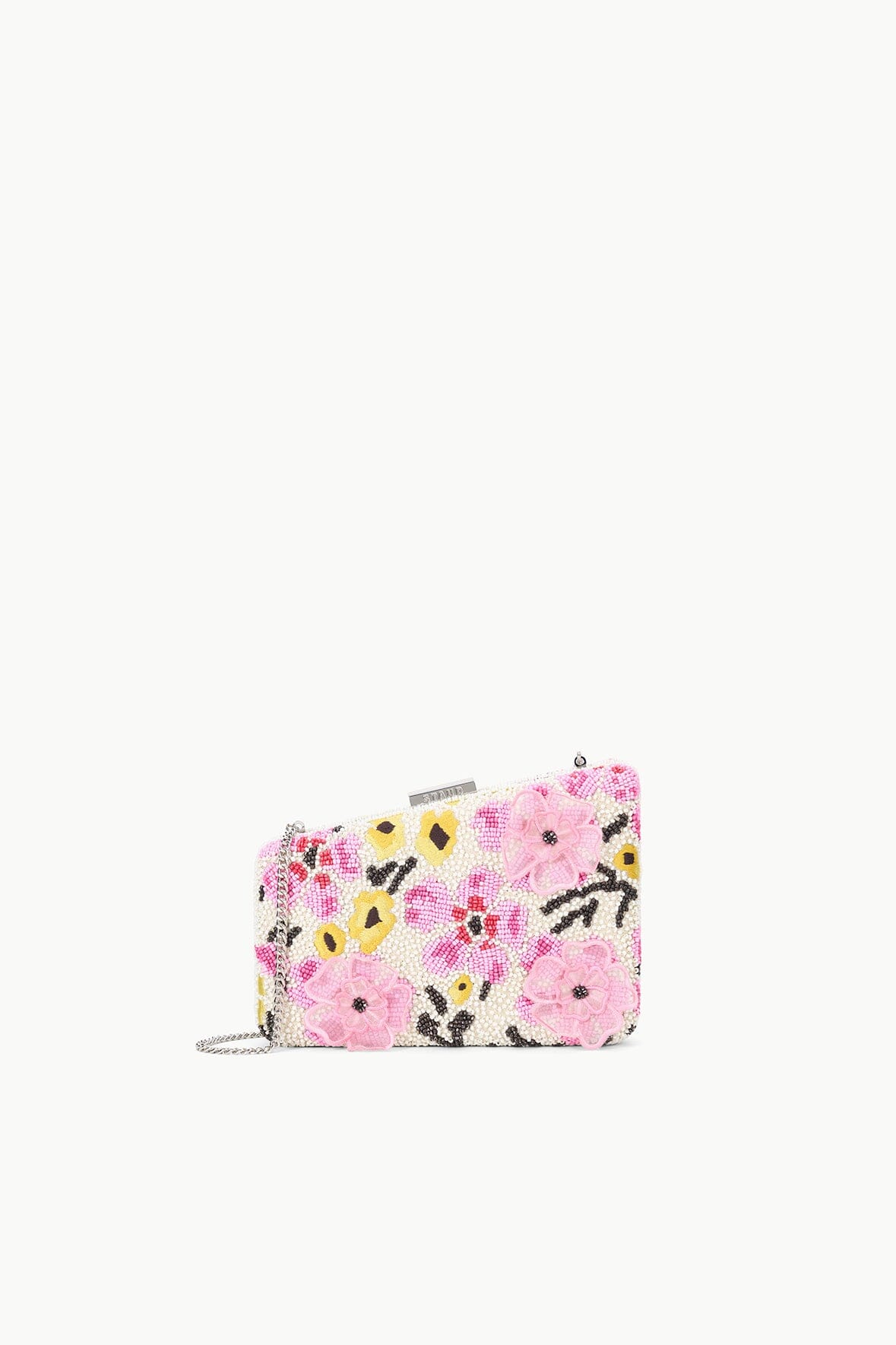 Image CARMELLA BEADED CLUTCH | BLOSSOM FLORAL 1 of 7 and Clicking this image will trigger a zoom pop-up