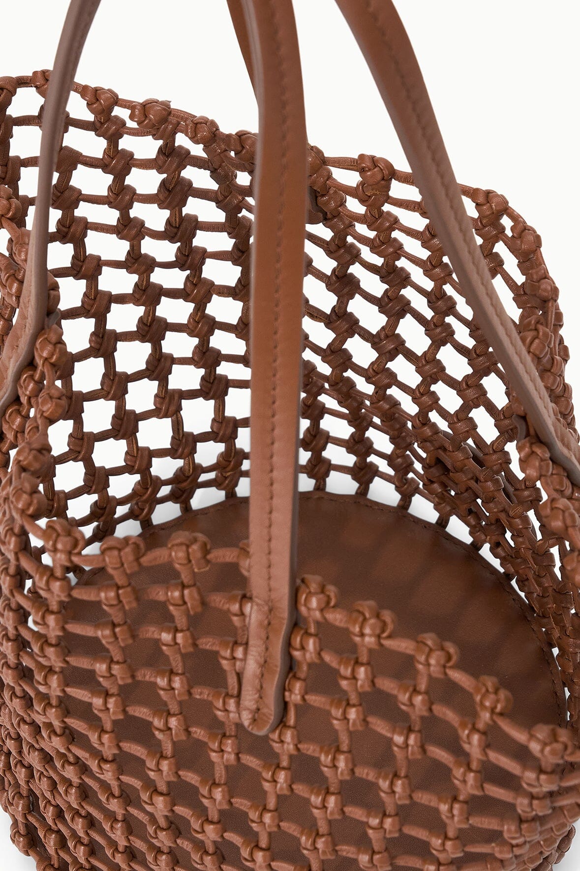 STAUD CARO BUCKET BAG TAN