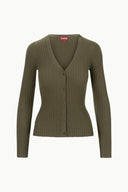 Image CARGO CASHMERE SWEATER | DARK OLIVE 4 of 4