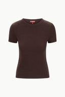 Image EASY CASHMERE TEE | DARK CHOCOLATE 6 of 6