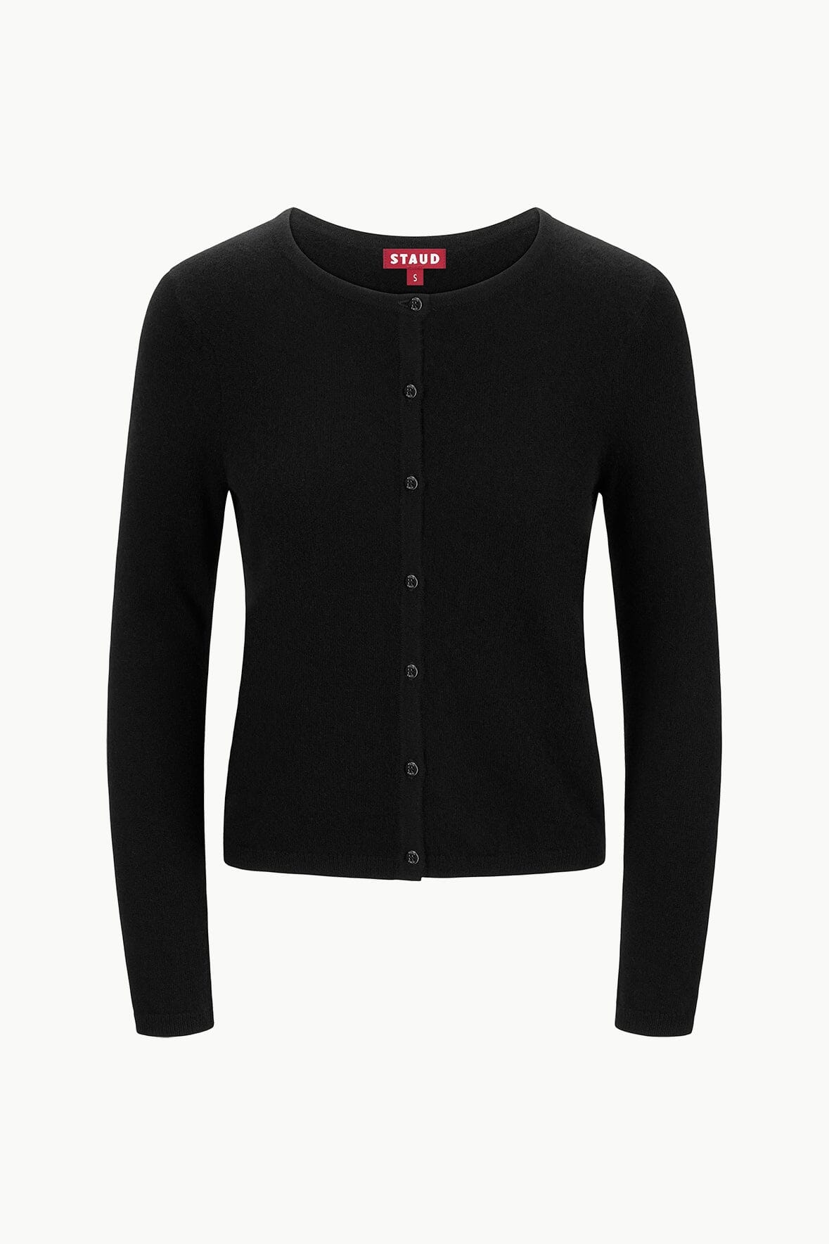 Image MIDNIGHT CASHMERE CARDIGAN | BLACK 6 of 6 and Clicking this image will trigger a zoom pop-up