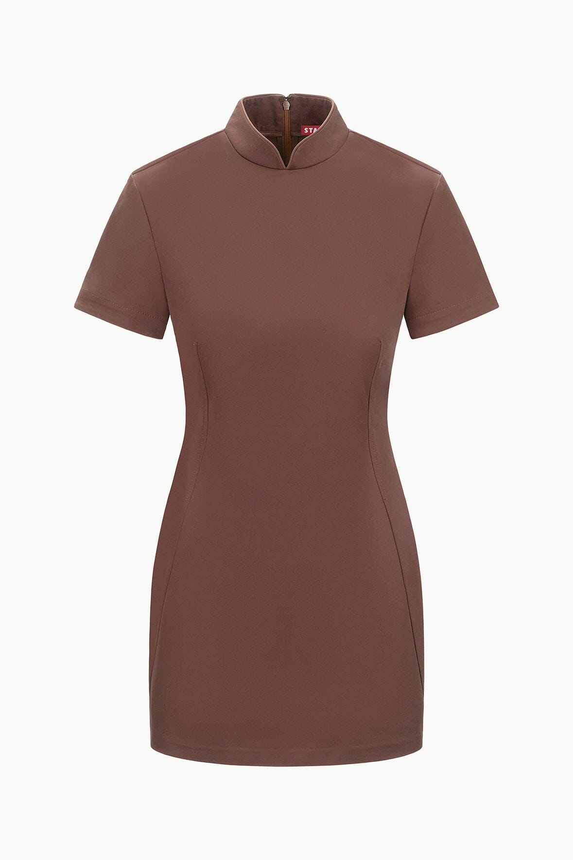 CASS DRESS DARK CHOCOLATE