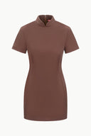 Image CASS DRESS | DARK CHOCOLATE 5 of 5