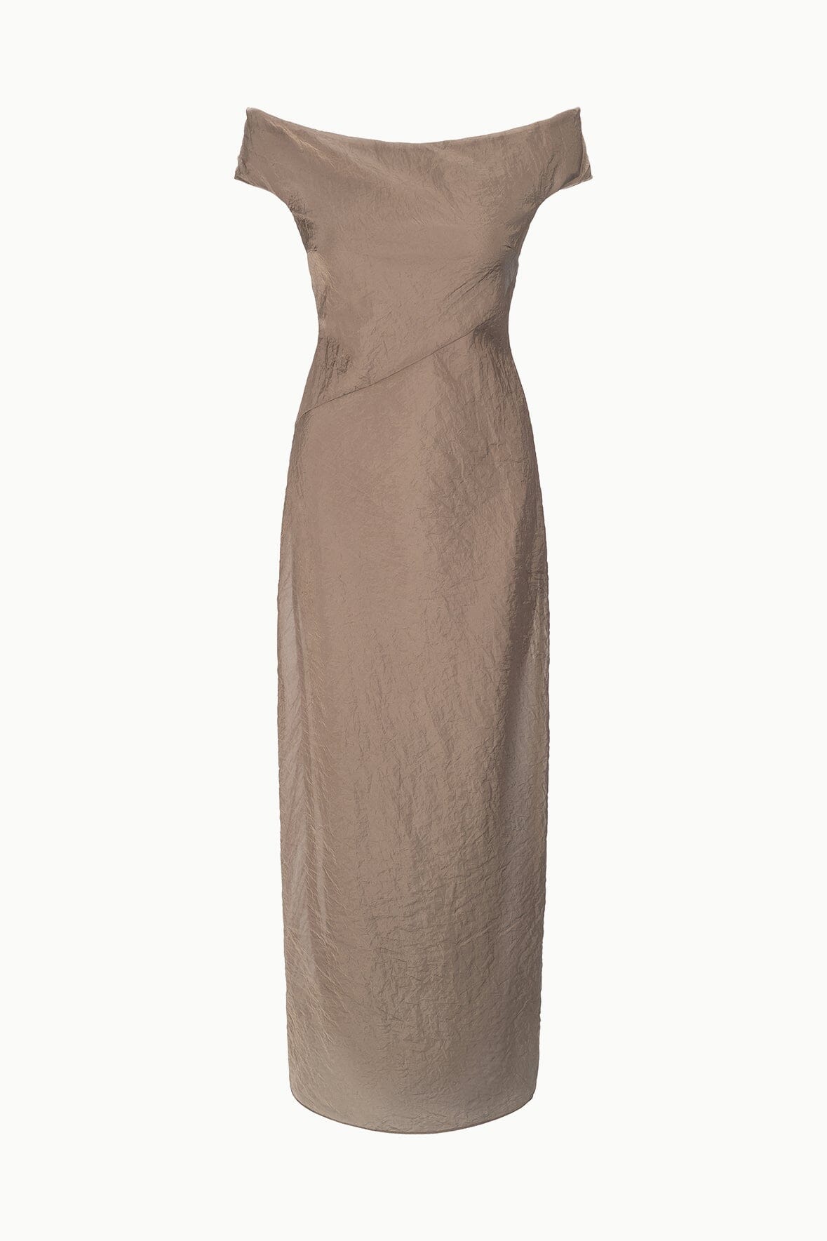 staud cheyenne off-the-shoulder dress STAUD Cheyenne off-the-shoulder crinkled-organza maxi dress