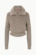 Image CHRISTOPHER SWEATER | MOCHA MELANGE 4 of 5