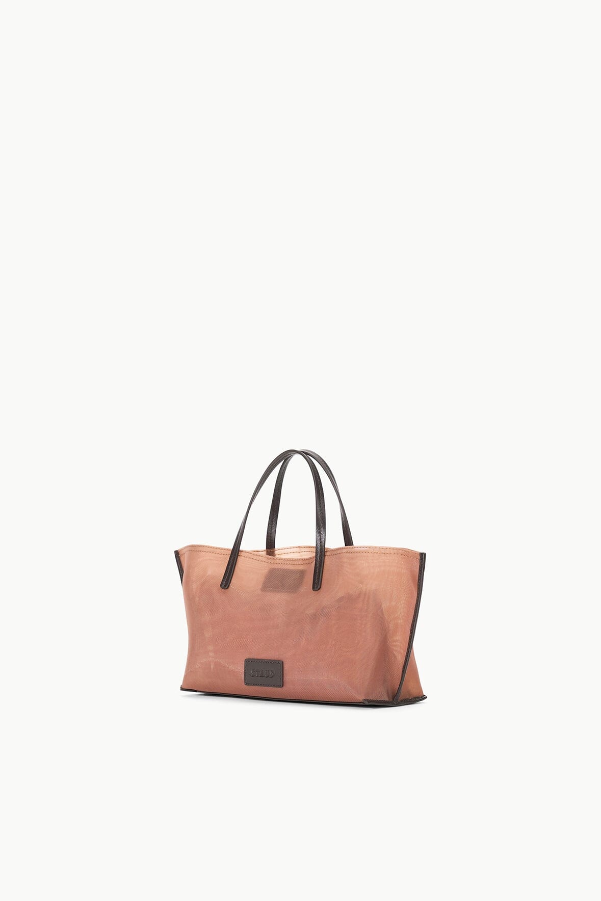 Image CHRISTOS MINI MESH TOTE | CAMEL 5 of 8 and Clicking this image will trigger a zoom pop-up