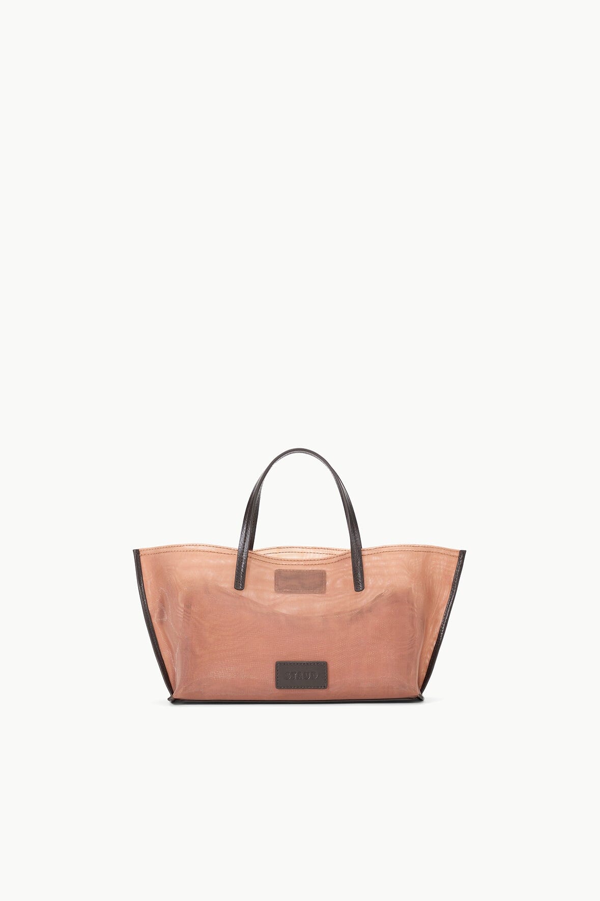 Image CHRISTOS MINI MESH TOTE | CAMEL 7 of 8 and Clicking this image will trigger a zoom pop-up