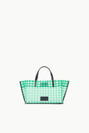 Image CHRISTOS MINI MESH TOTE | JADE GINGHAM 7 of 7