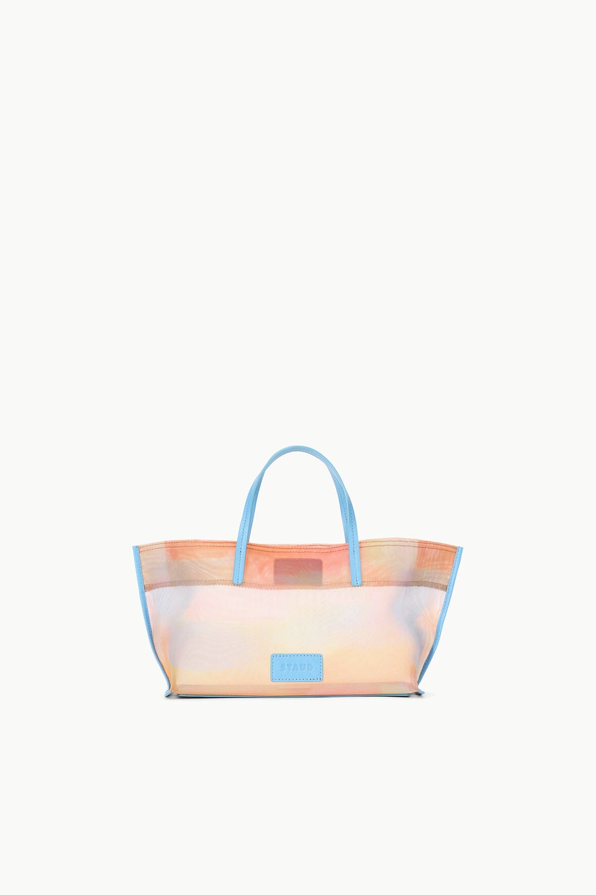 Image CHRISTOS MINI MESH TOTE | PASTEL CLOUDS 7 of 8 and Clicking this image will trigger a zoom pop-up