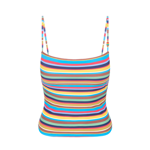 CLEO TANKINI TOP  MARKET STRIPE