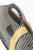 Image CLEO FISH BASKET TOTE | BLACK NATURAL 6 of 6