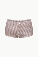 Image COD BIKINI BOTTOM | DARK CHOCOLATE MICRO CHECK 6 of 6