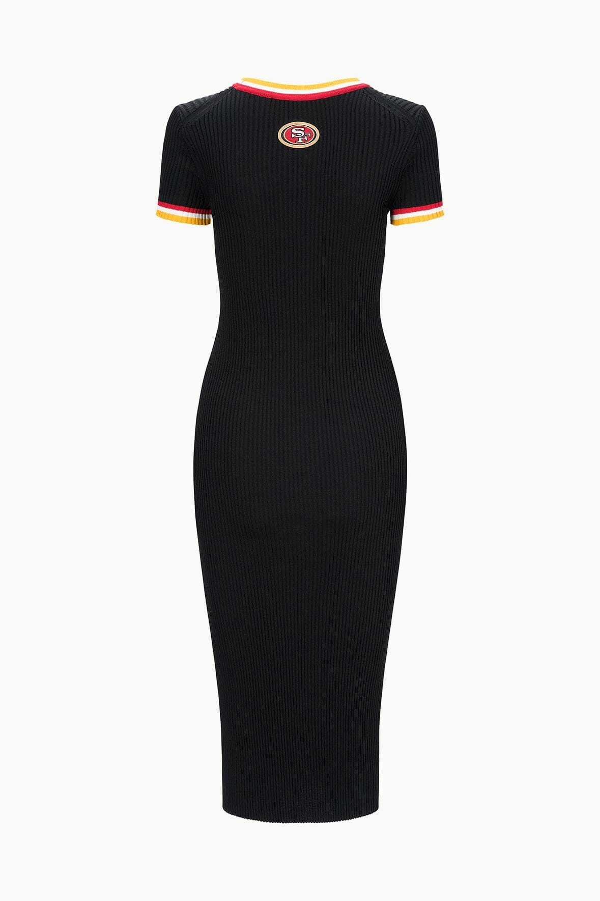 Image THE STAUD NFL COLLEEN DRESS | 49ERS BLACK 7 of 7 and Clicking this image will trigger a zoom pop-up