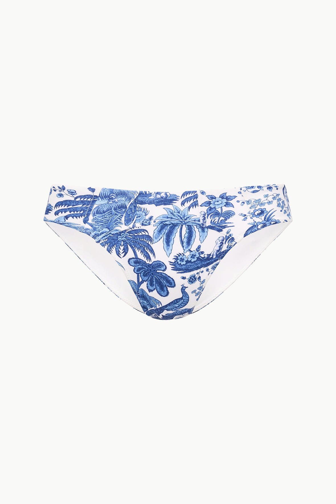 Image CORSAGE BIKINI BOTTOM | BLUE TOILE 4 of 4 and Clicking this image will trigger a zoom pop-up