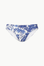 CORSAGE BIKINI BOTTOM | BLUE TOILE