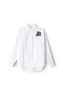 CUSTOM STAUD x C.BONZ CLASSIC OVERSIZED SHIRT | WHITE