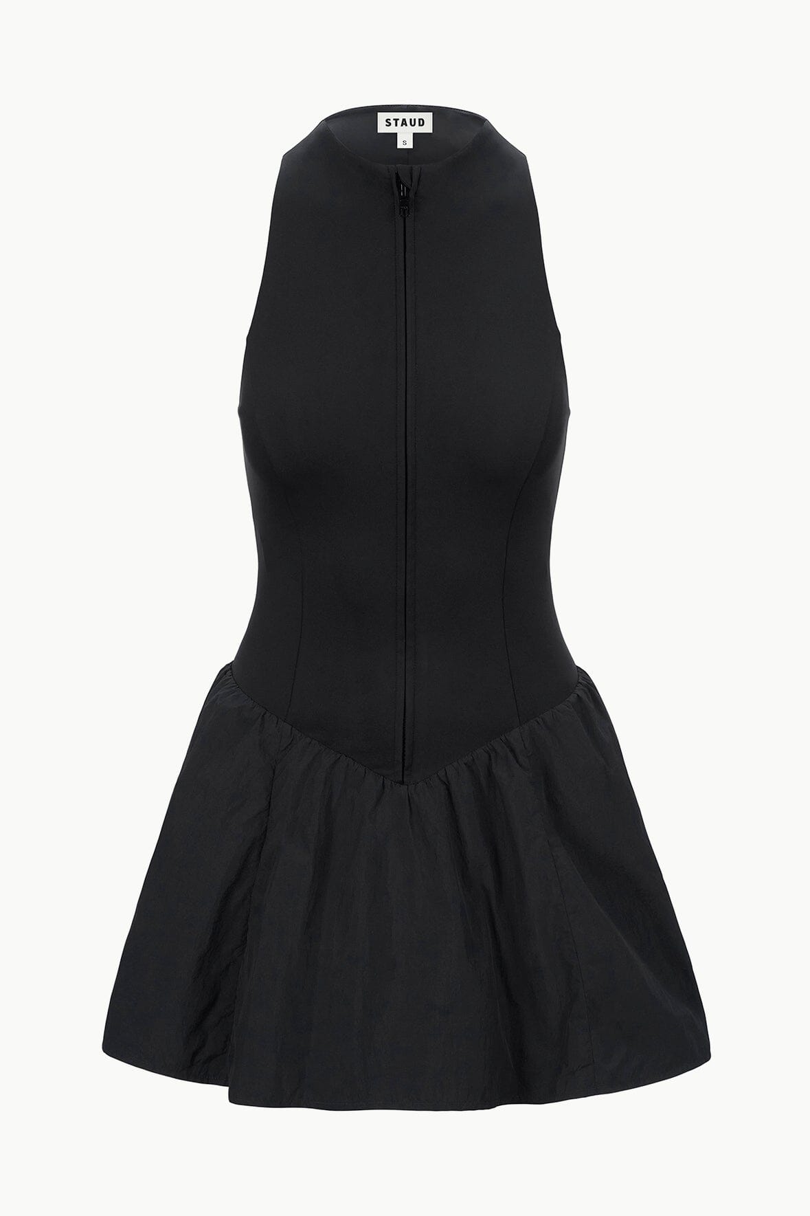 Image CREVASSE MINI DRESS | BLACK 6 of 6 and Clicking this image will trigger a zoom pop-up