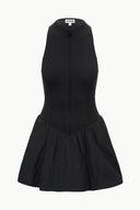 Image CREVASSE MINI DRESS | BLACK 6 of 6