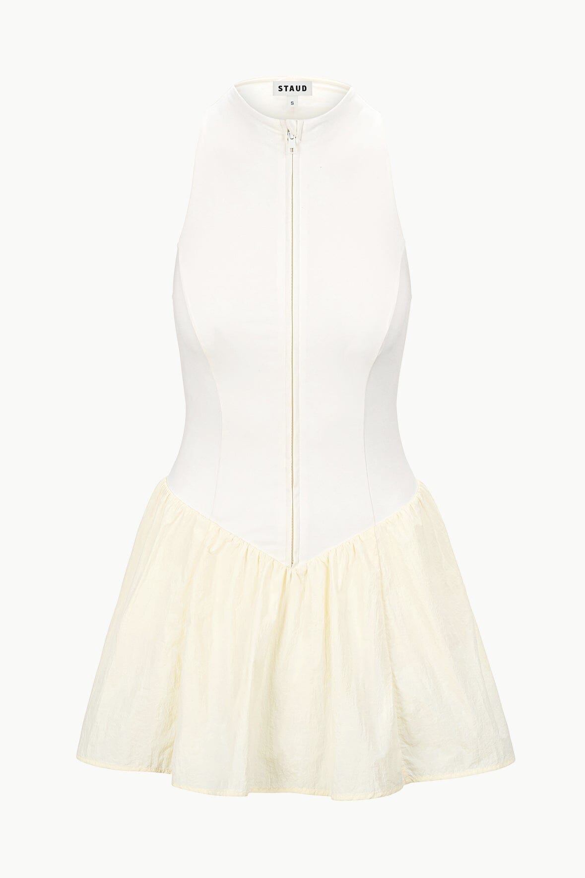 Image CREVASSE MINI DRESS | IVORY 8 of 8 and Clicking this image will trigger a zoom pop-up