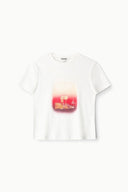 CREW NECK T SHIRT | CALIFORNIA SUNSET