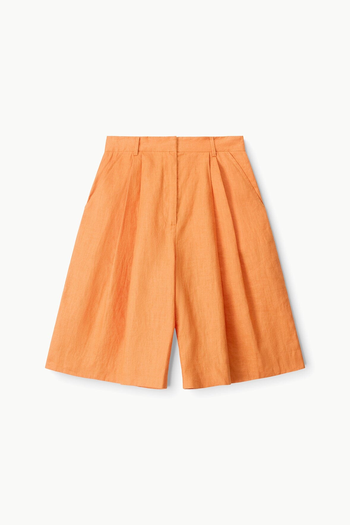 Image CRUZ BERMUDA LINEN SHORT | APRICOT 7 of 7 and Clicking this image will trigger a zoom pop-up