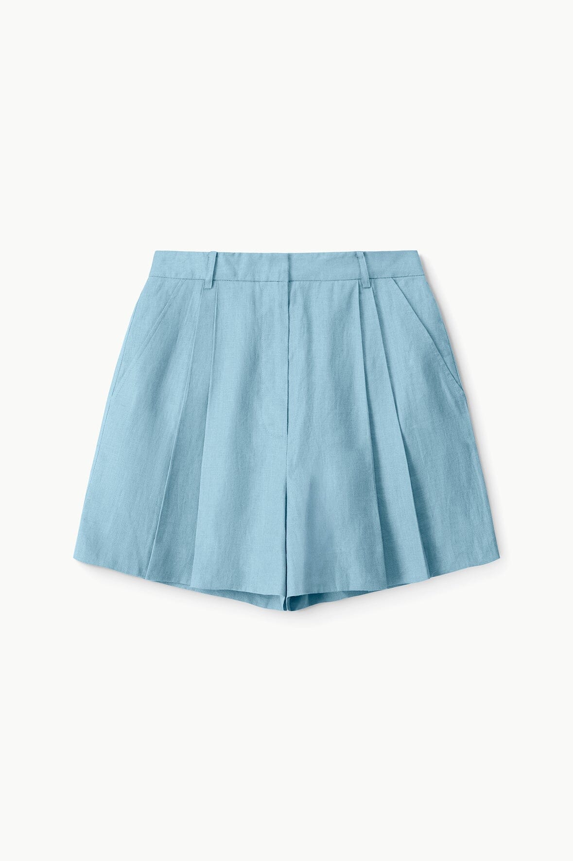 Image CRUZ LINEN SHORT | SLATE BLUE 6 of 6 and Clicking this image will trigger a zoom pop-up