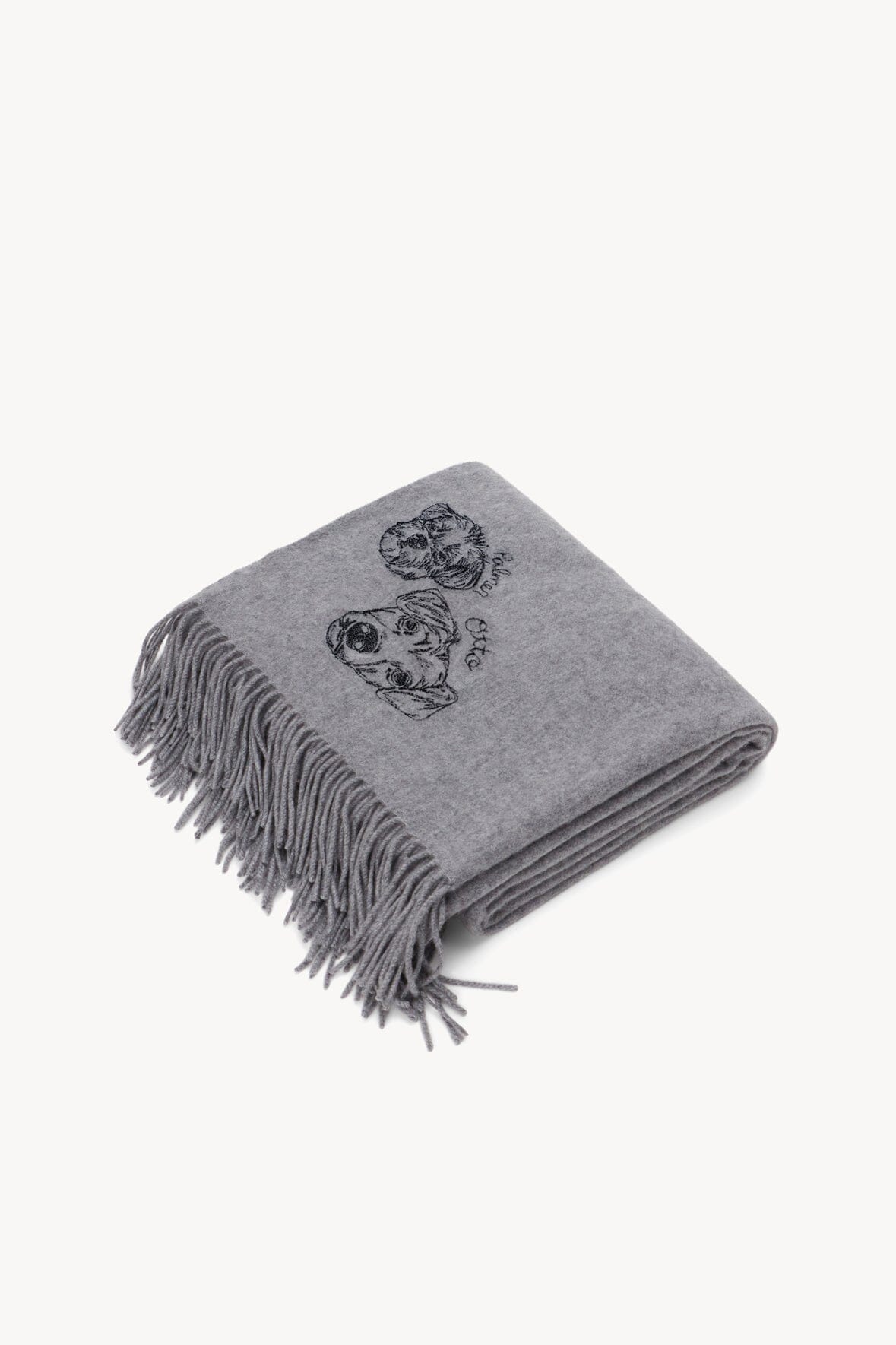 Image CUSTOM STAUD x C.BONZ CASHMERE BLANKET | GREY 6 of 6 and Clicking this image will trigger a zoom pop-up