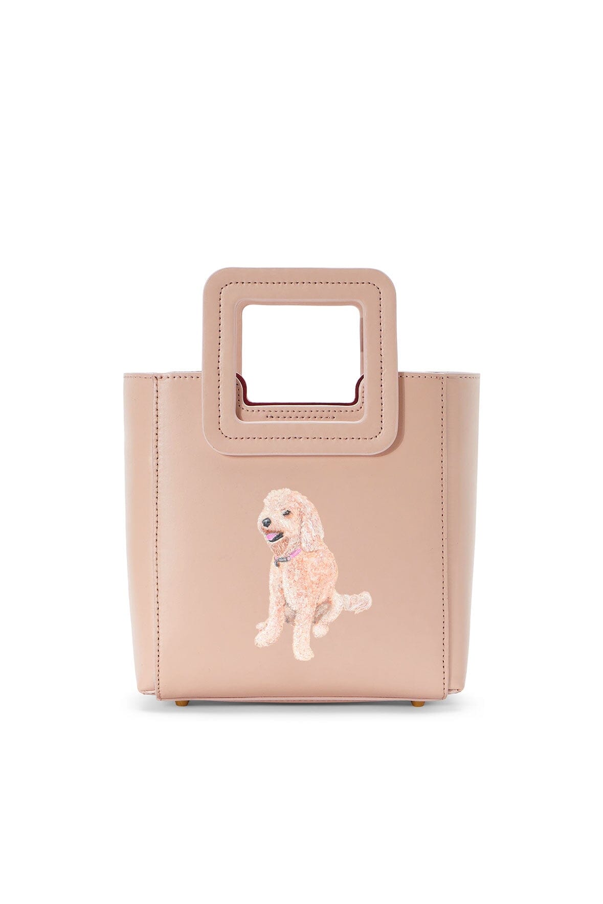 MINI SHIRLEY LEATHER BAG BLUSH