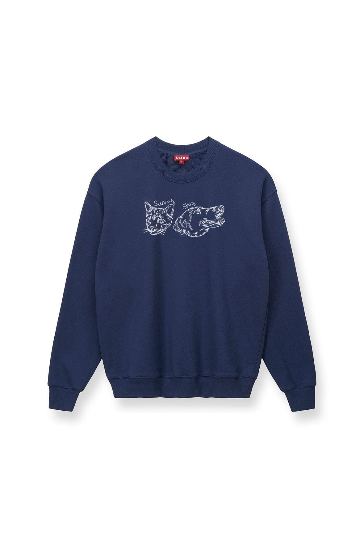 CUSTOM STAUD x C.BONZ OVERSIZED SWEATSHIRT BROWN