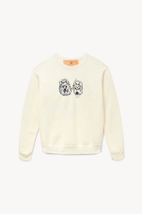 Go to CUSTOM STAUD x C.BONZ SWEATSHIRT CREAM view 2