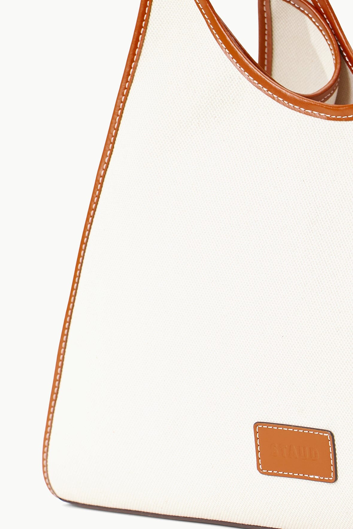 STAUD Custom Staud x C.BONZ Soft Rey Bag in Cream Tan