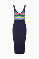 Image DANA DRESS | NAVY MULTI 5 of 5