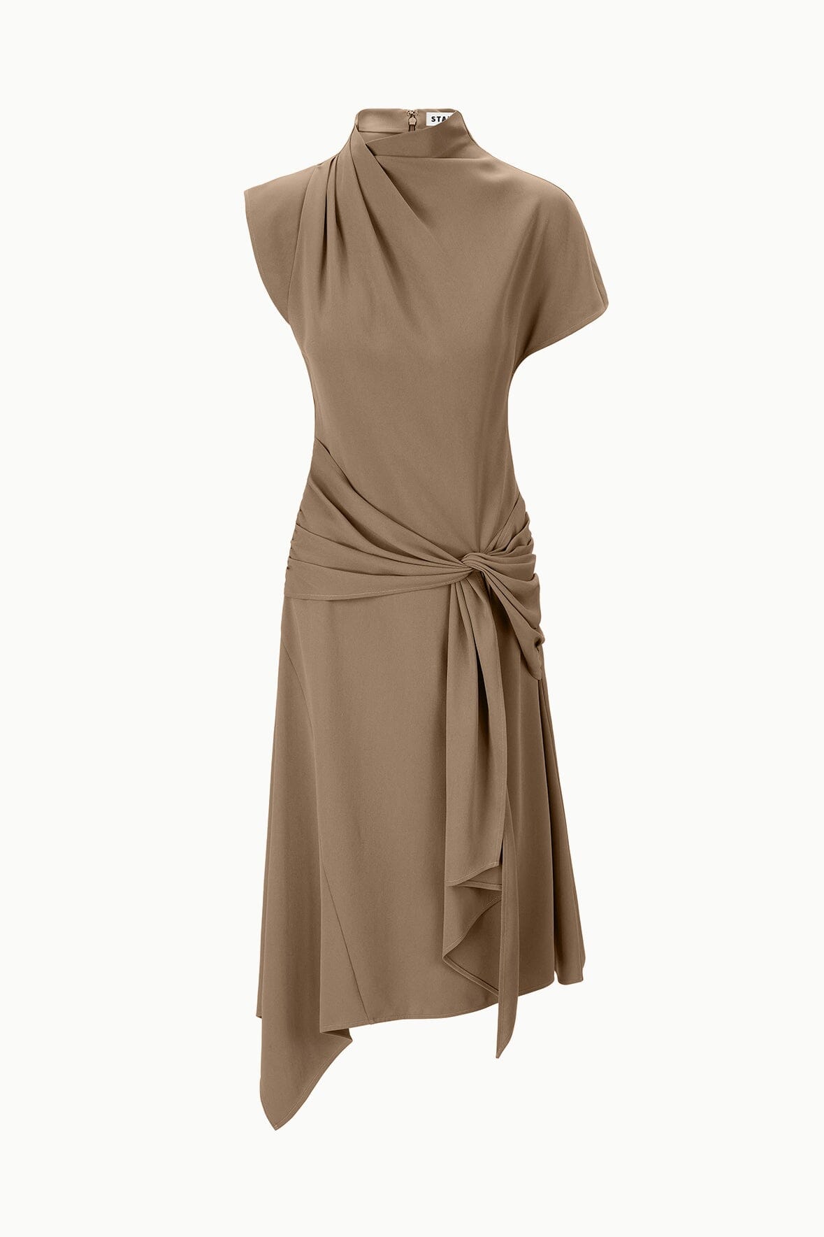 Image DAVINA DRESS | TRUFFLE 6 of 7 and Clicking this image will trigger a zoom pop-up