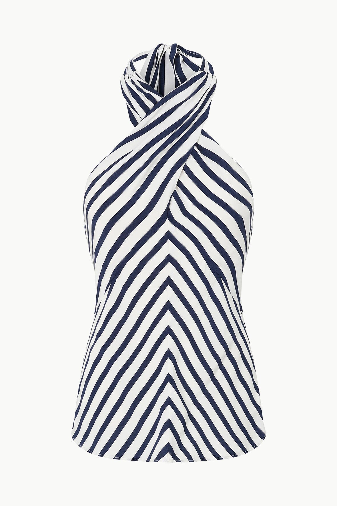 WHITE NAVY STRIPE