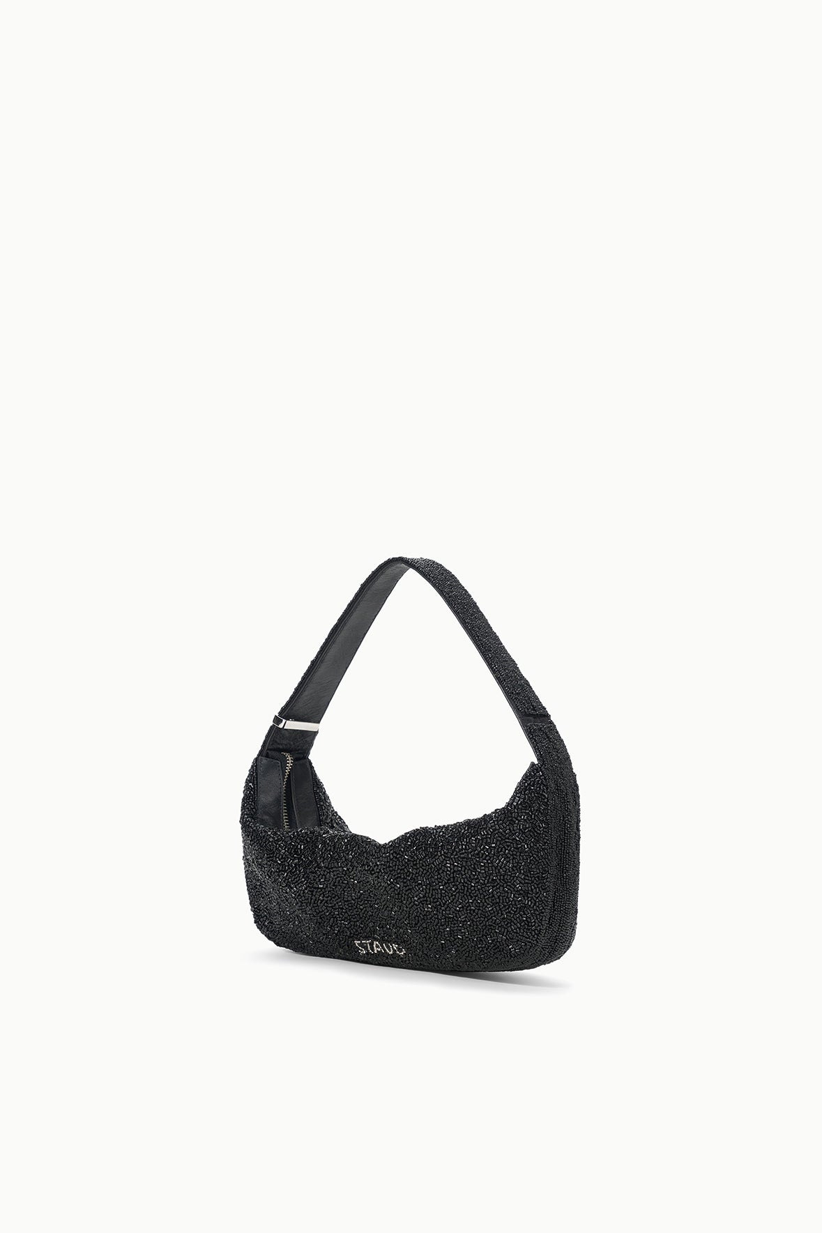 Image DEMY BEADED SHOULDER BAG | BLACK 3 of 7 and Clicking this image will trigger a zoom pop-up