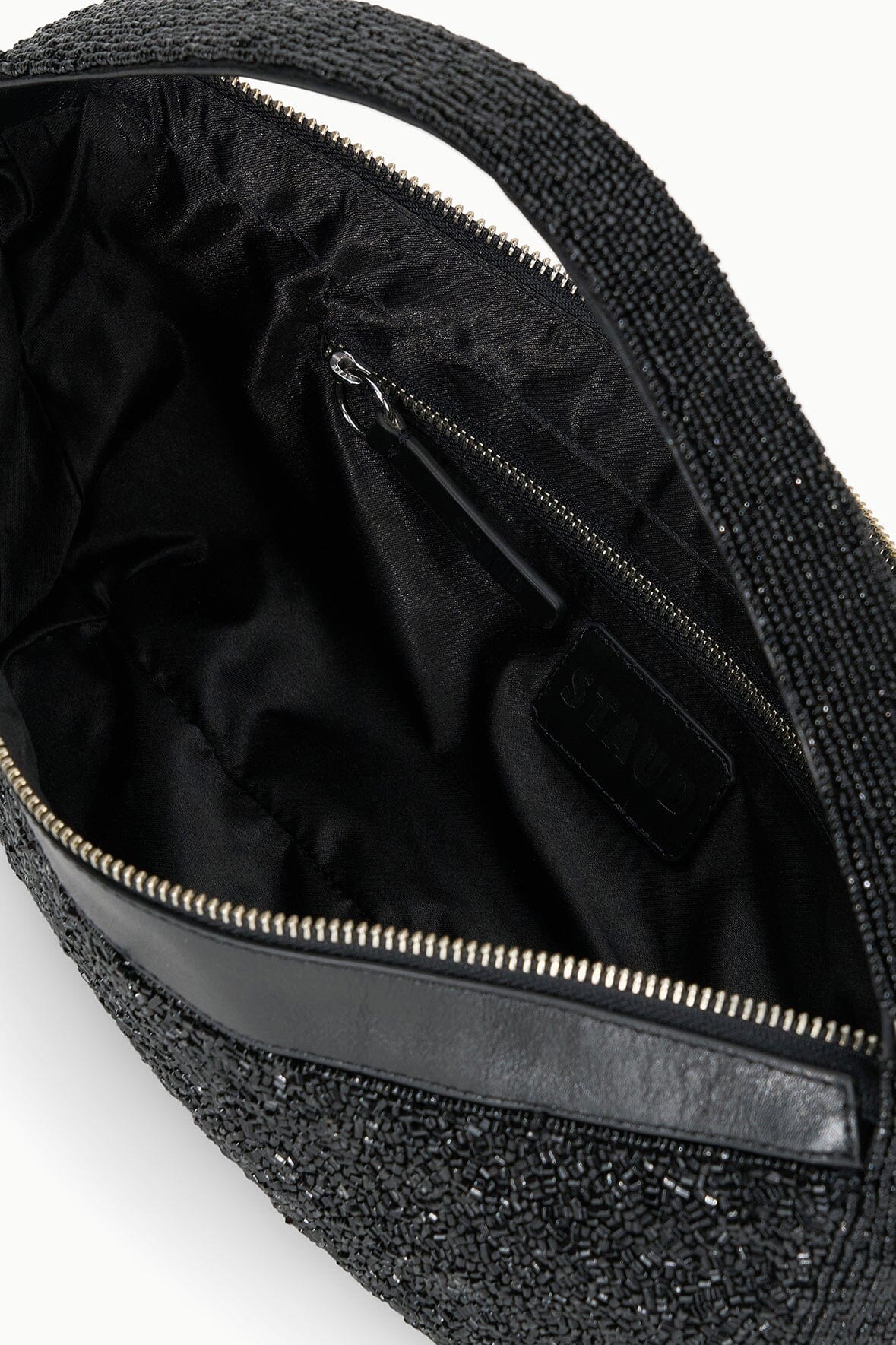 Image DEMY BEADED SHOULDER BAG | BLACK 7 of 7 and Clicking this image will trigger a zoom pop-up